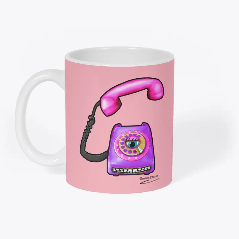 RETRO PHONE ROSE